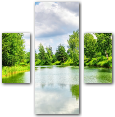 Фотообои Весенние берега славянской реки