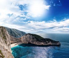 Фотообои Знаменитый бухта Навагио острова Закинтос, Греция