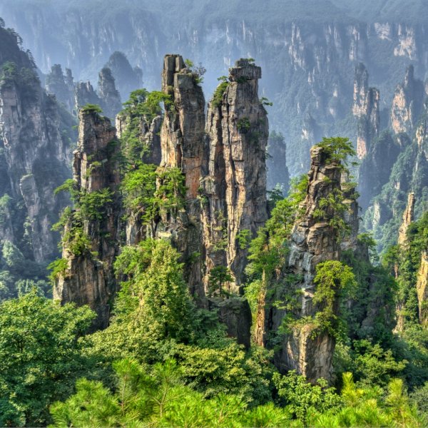 Фотообои - Горный ландшафт национального парка Чжанцзяцзе, Китай - №0001244