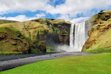 Фотообои Исландский водопад Skogafoss