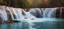 Фотообои Водопад Таиланда весенней порой