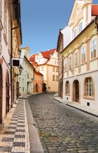Фотообои Утро в Старой Праге без людей и машин